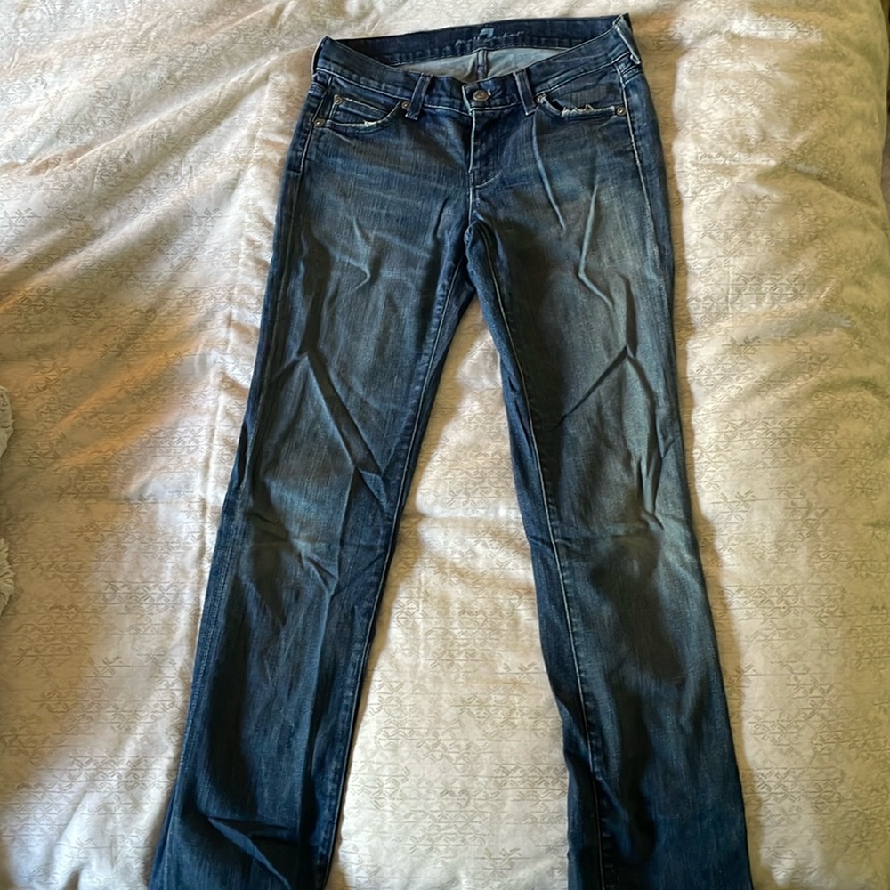 Seven for all mankind, vintage, butterfly detail on pockets